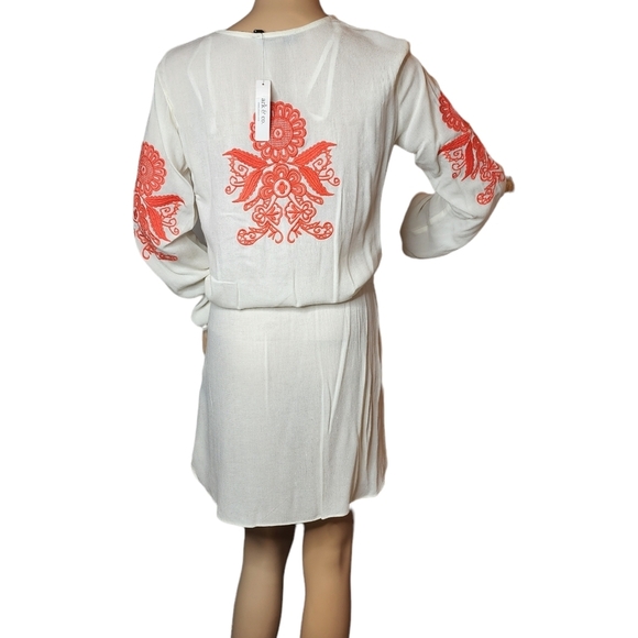 NWT ark & co embroidered flowy dress - Picture 7 of 16